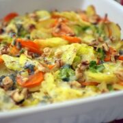 Gemüseauflauf mit Gorgonzola und Walnüssen | Madame Cuisine