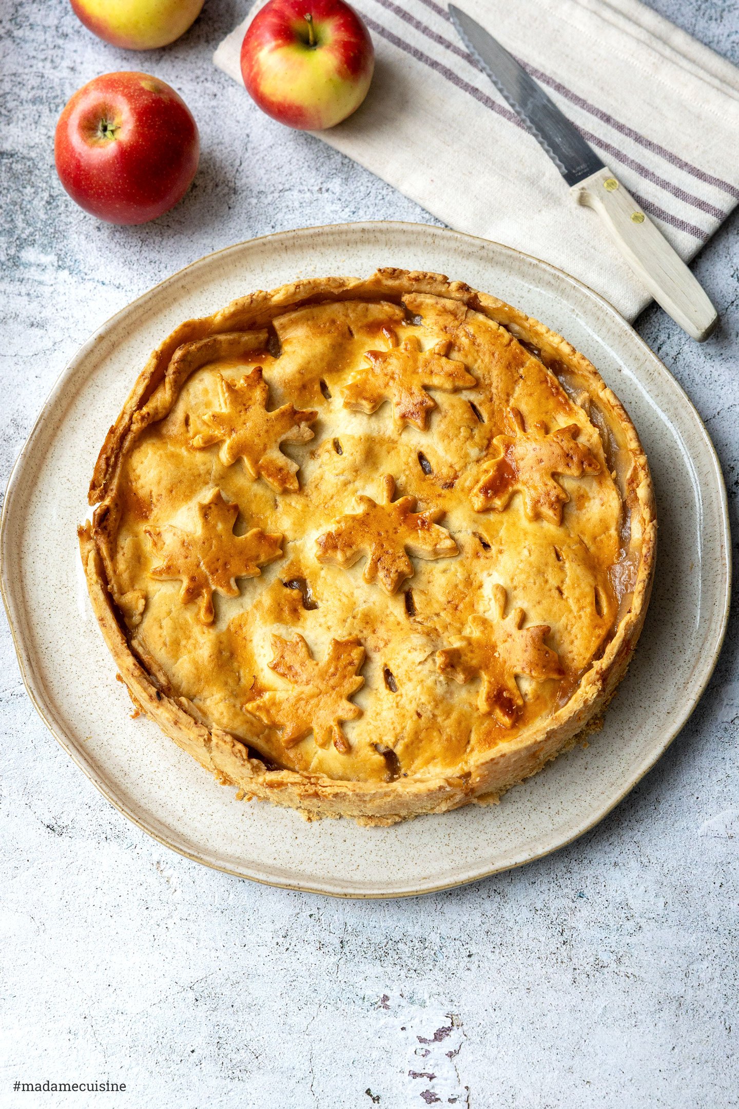 Apple Pie - Amerikanischer Apfelkuchen | Madame Cuisine Rezept