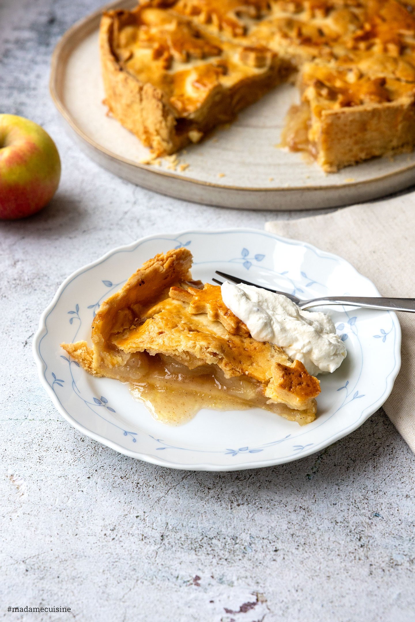 Apple Pie - Amerikanischer Apfelkuchen | Madame Cuisine Rezept