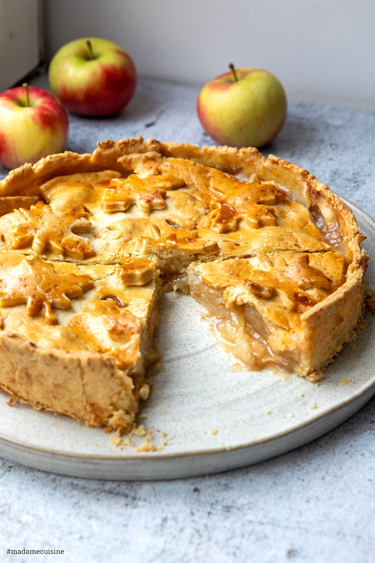 Apple Pie - Amerikanischer Apfelkuchen | Madame Cuisine Rezept