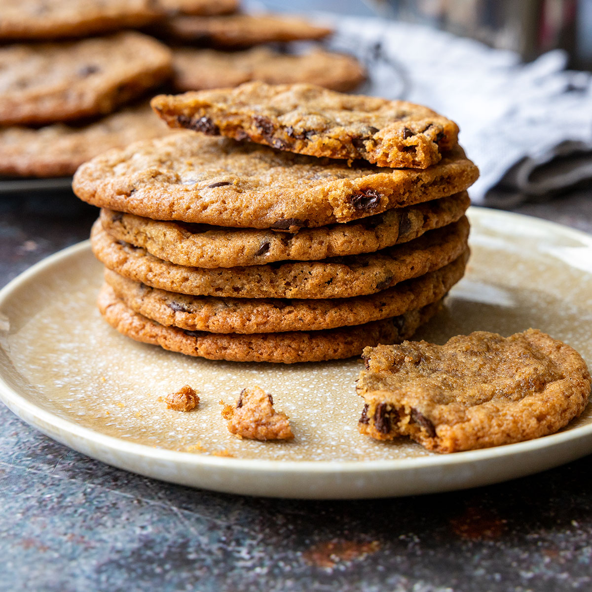 Chocolate Chip Cookies – außen knusprig, innen weich