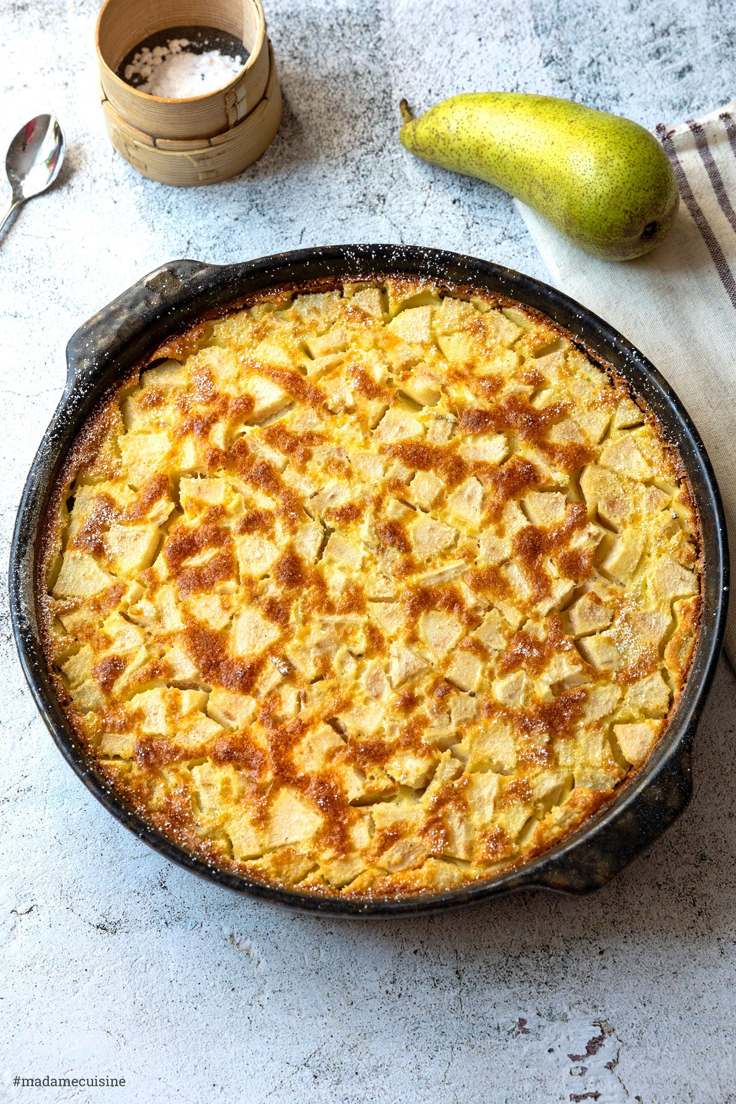 Clafoutis mit Birnen | Madame Cuisine Rezept