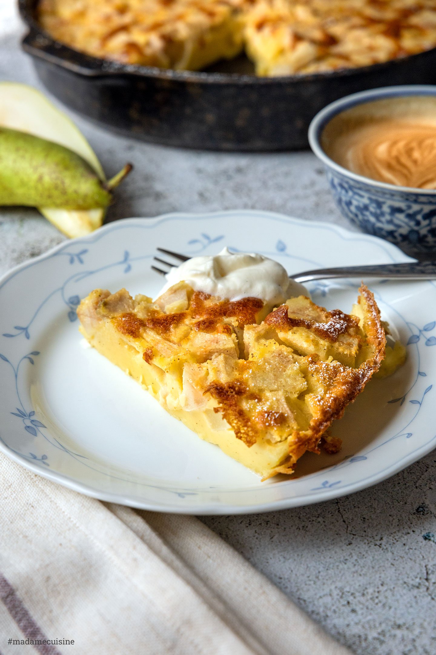 Clafoutis mit Birnen | Madame Cuisine Rezept