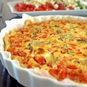 Paprika-Quiche mit Feta | Madame Cuisine