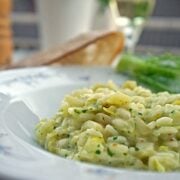 Lauch-Fenchel-Risotto mit Petersilienpesto | Madame Cuisine