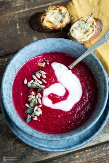 Rote-Bete-Suppe mit Kartoffeln - Madame Cuisine