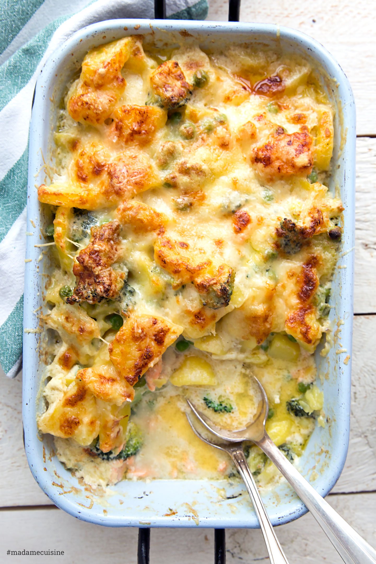 Kartoffel-Brokkoli-Auflauf mit Lachs | Madame Cuisine Rezept