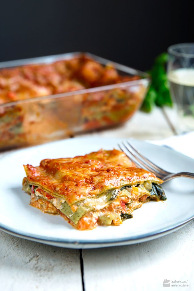 Gemüse-Lasagne mit Spinat: Amore Italia - Madame Cuisine