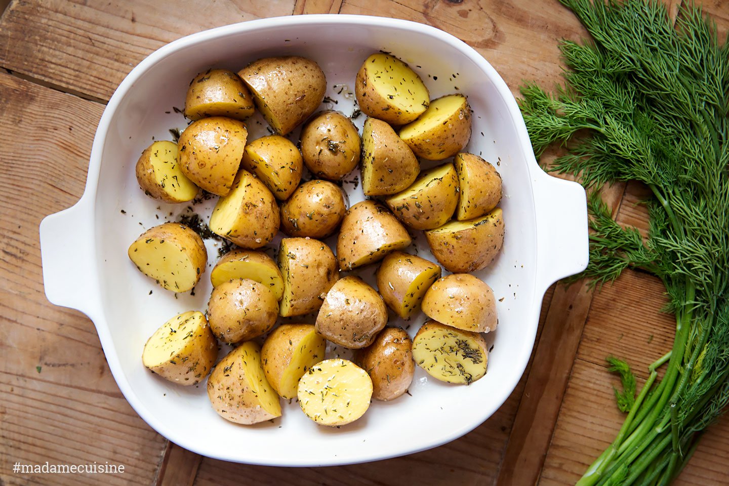 Frühlings-Kartoffelsalat mit Radieschen - Madame Cuisine