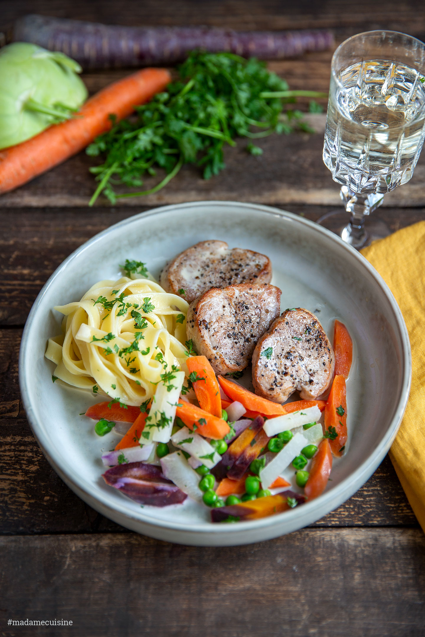 wie lange brate ich schweinemedaillons