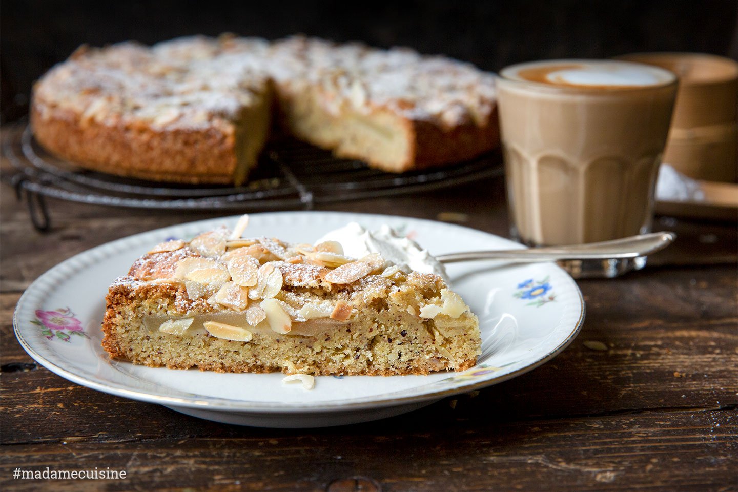 Birnenkuchen mit Mandeln | Madame Cuisine Rezept