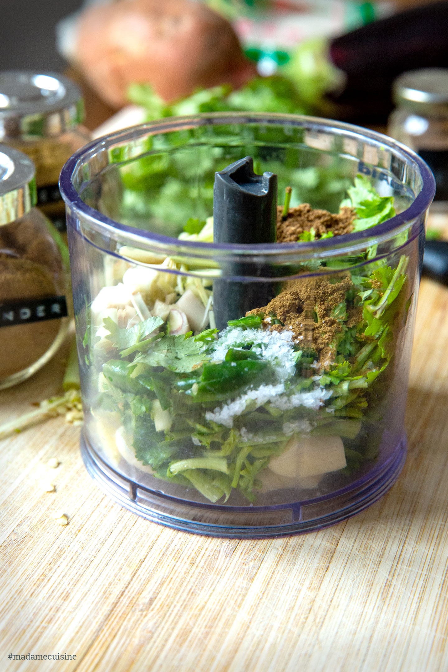 Grünes Curry mit Kürbis und Auberginen | Madame Cuisine Rezept