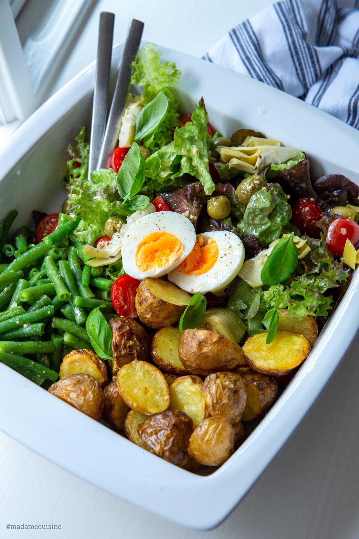 Salade Nicoise: Nizza-Salat mit Thunfisch und Ei - Madame Cuisine