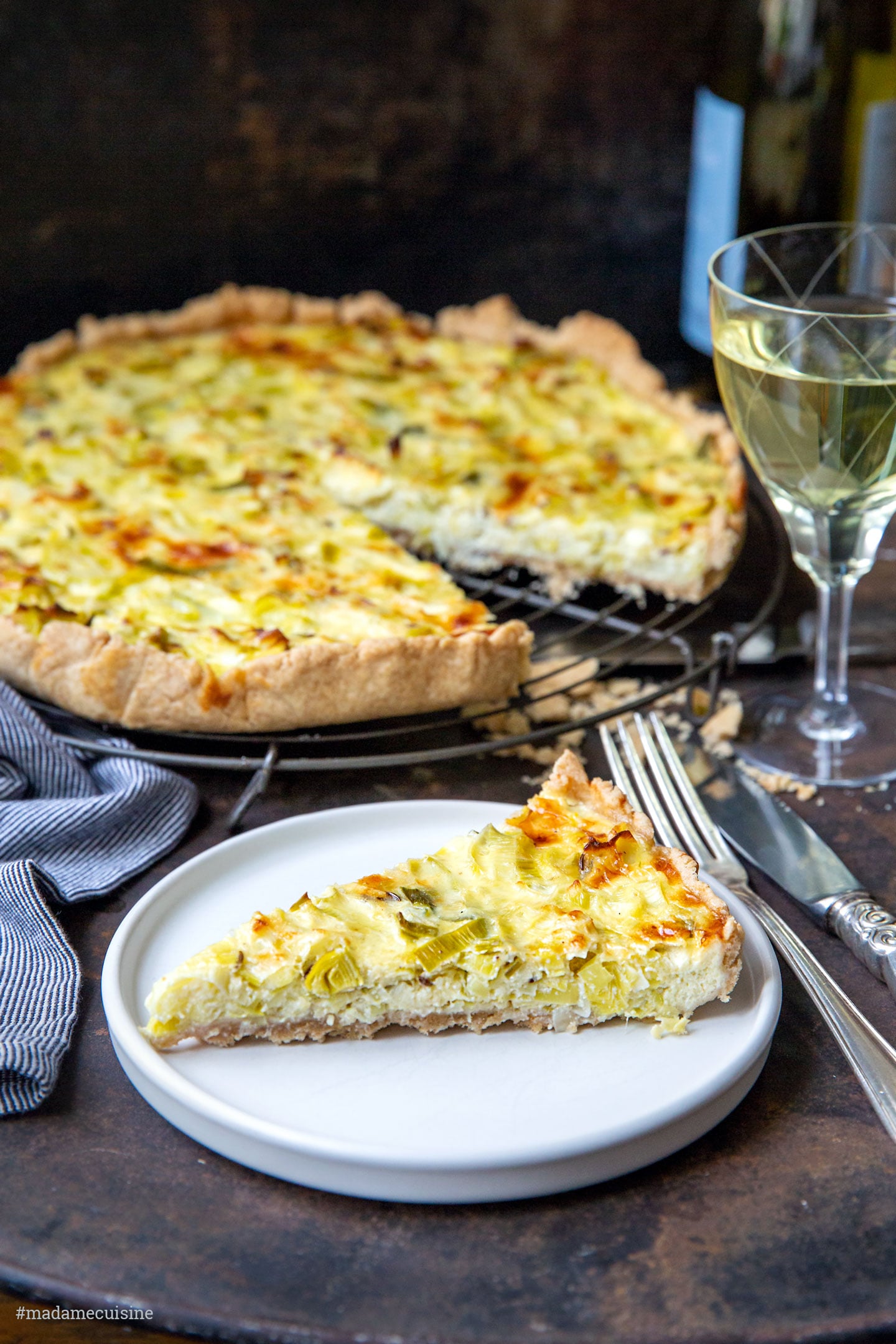 Köstlich diese Porree-Quiche