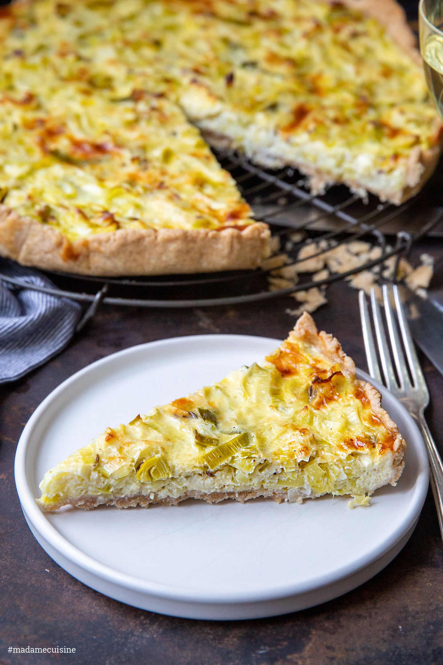 Quiche mit Lauch