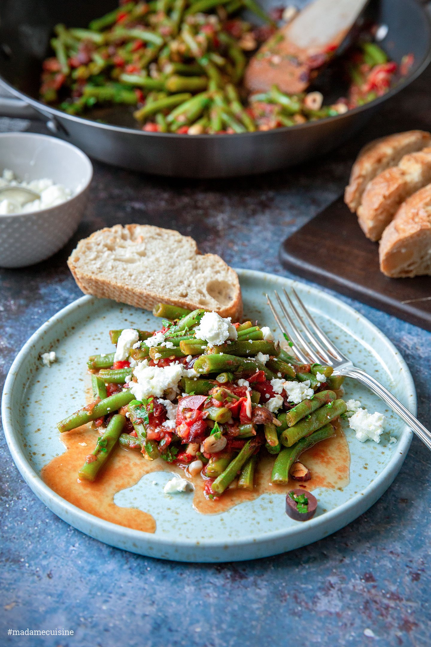 Bohnen mit Tomaten - Madame Cuisine