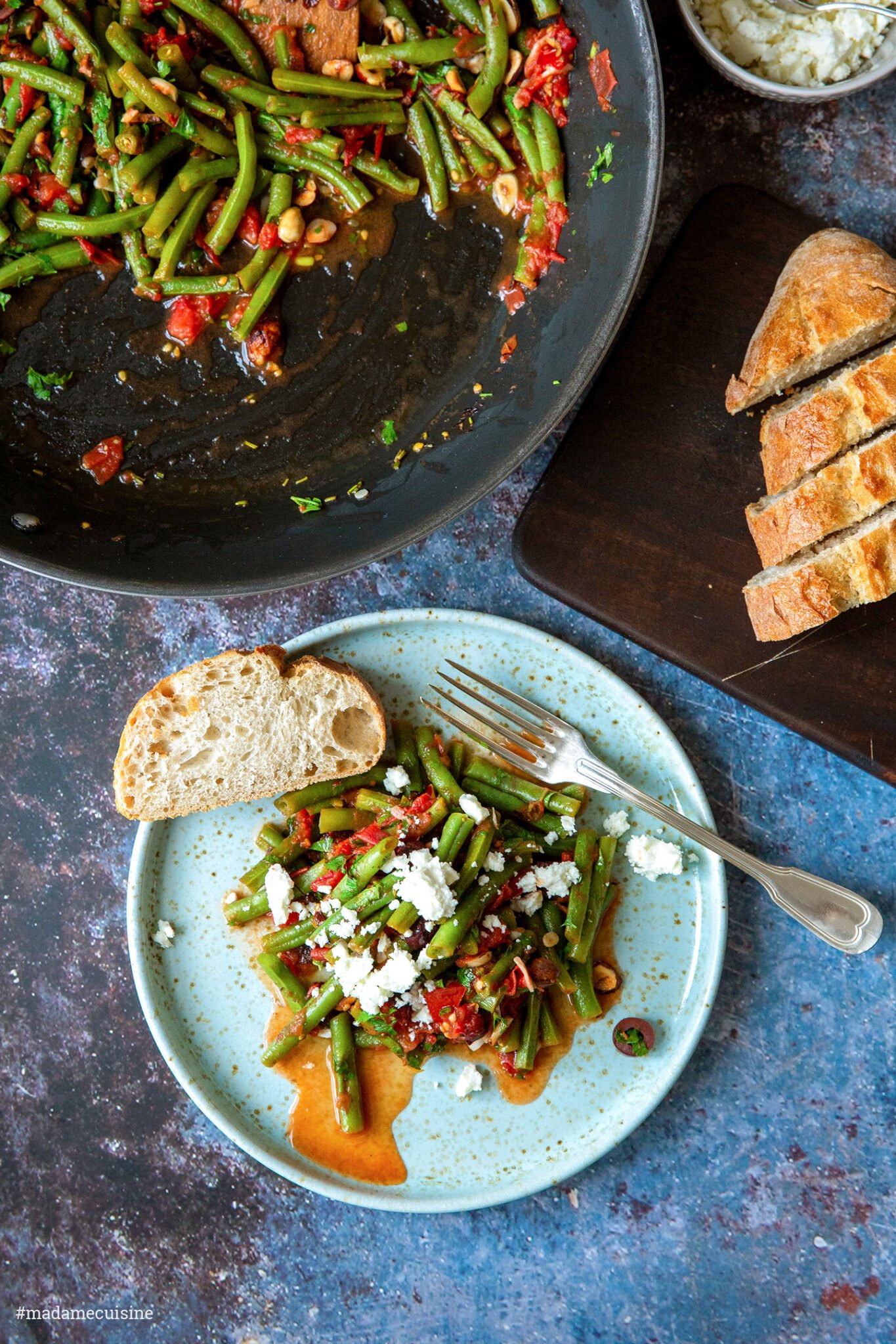 Bohnen mit Tomaten - Madame Cuisine