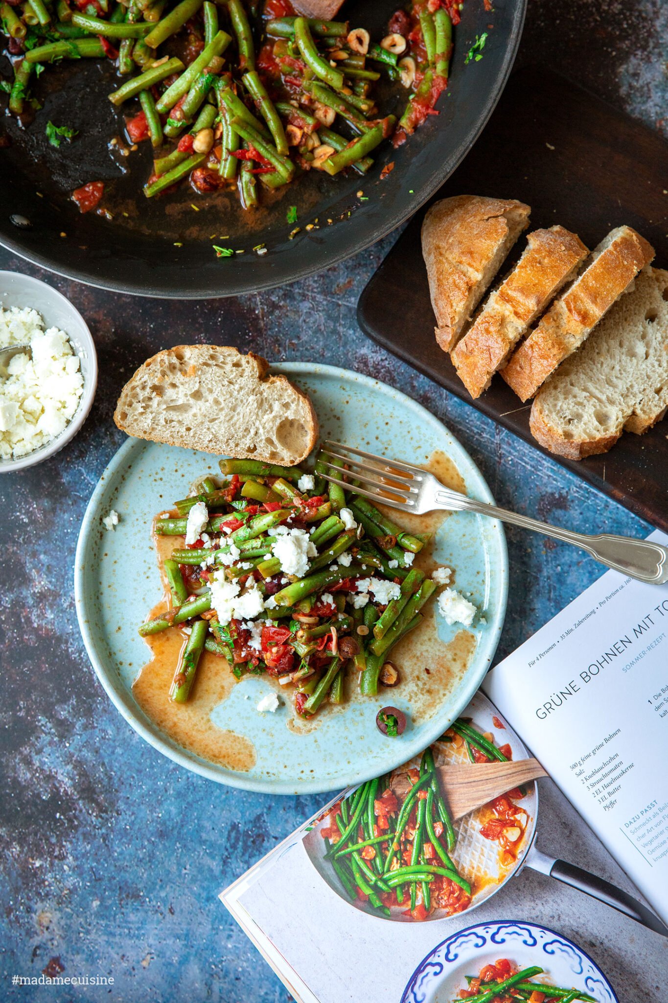 Bohnen mit Tomaten - Madame Cuisine