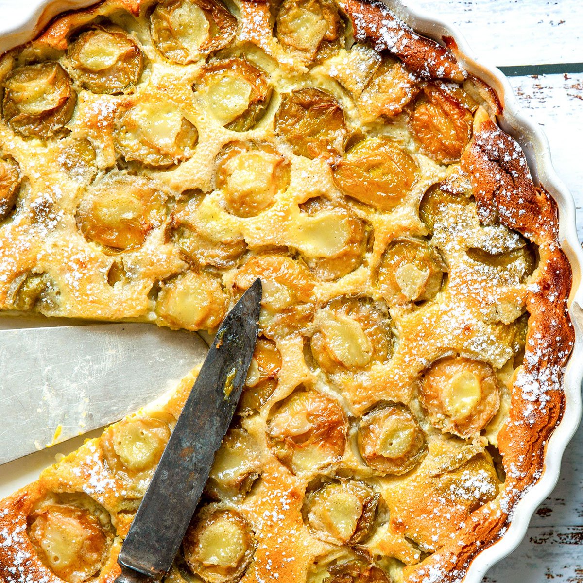 Clafoutis mit Renekloden (Edel-Pflaumen) 