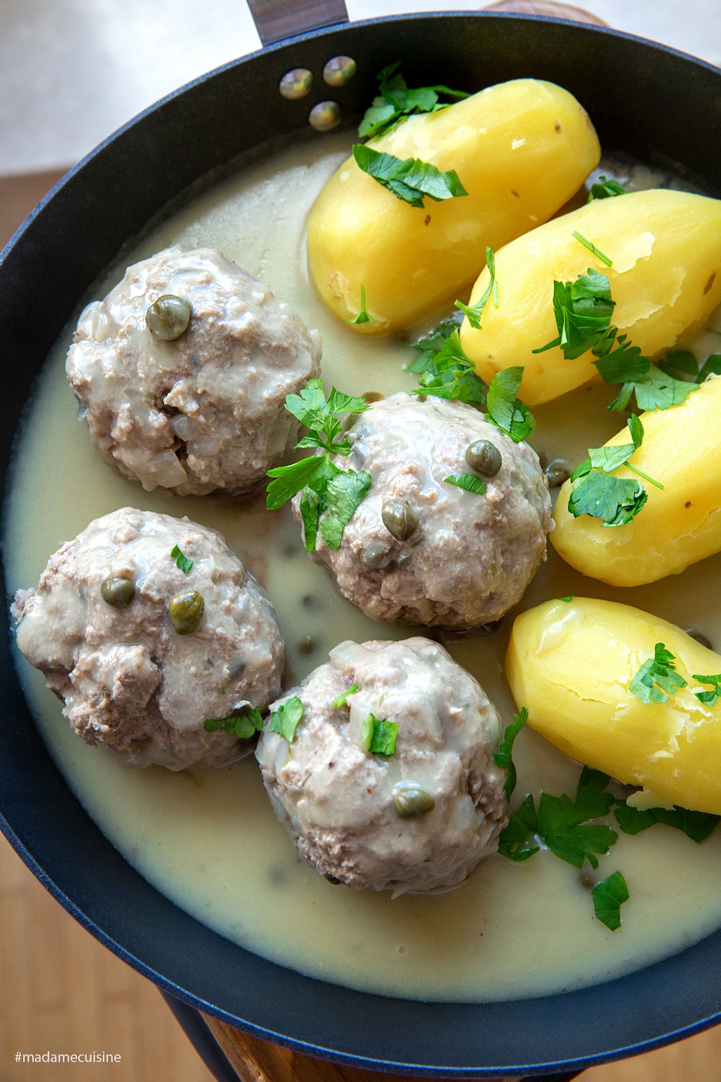Königsberger Klopse mit Kapernsauce