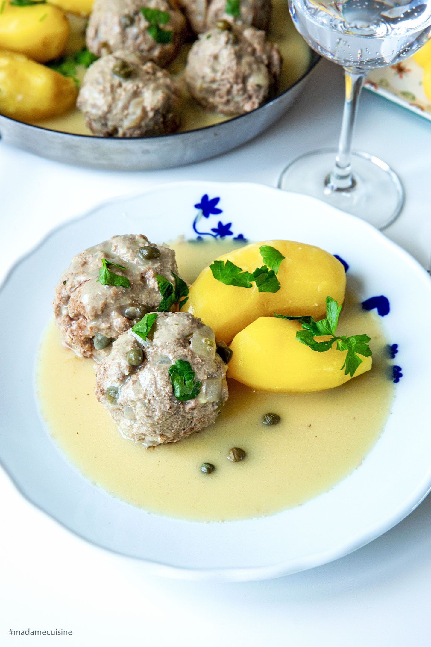 Königsberger Klopse mit Kapernsauce