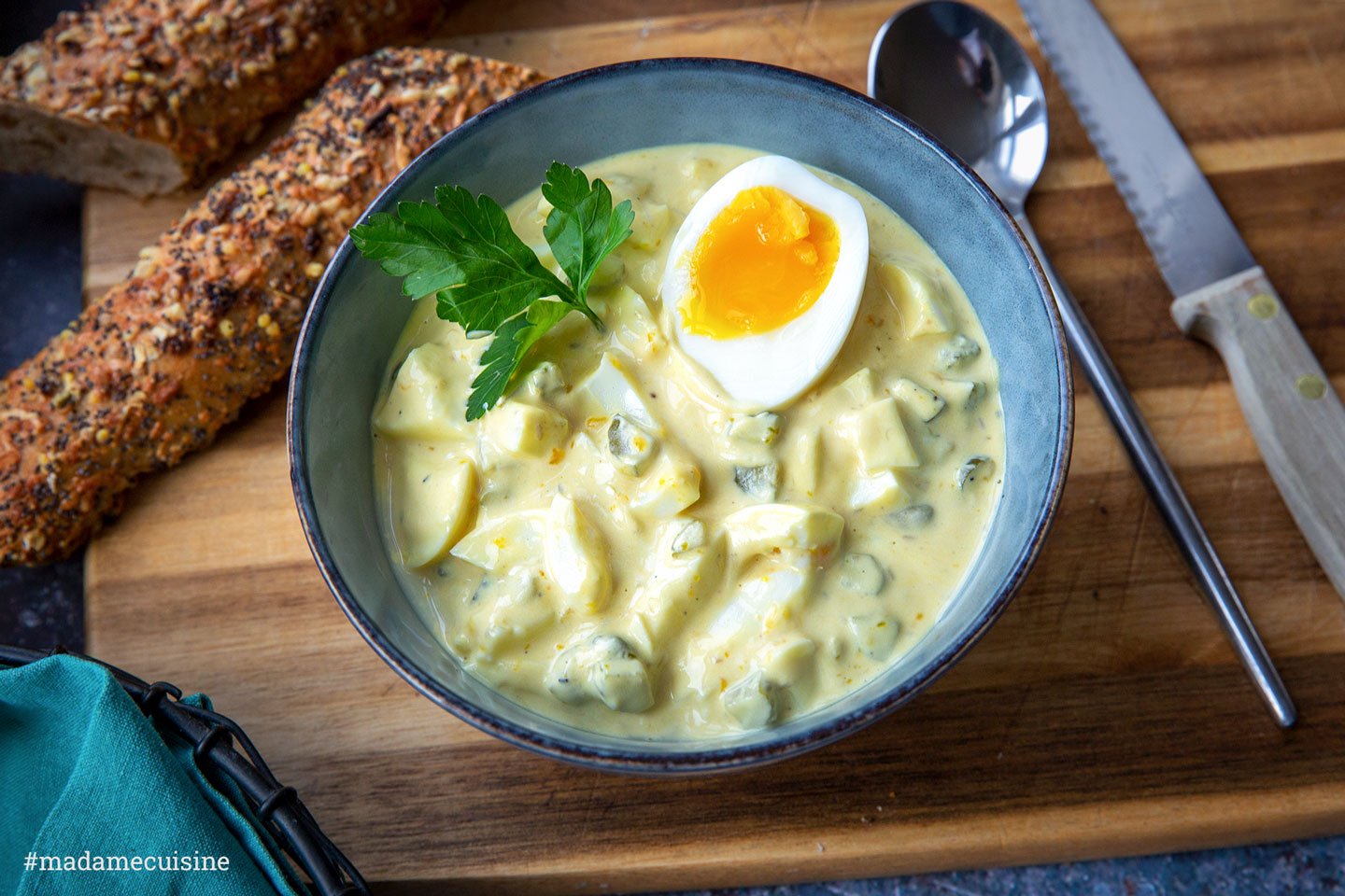Klassischer Eiersalat selbstgemacht - Madame Cuisine