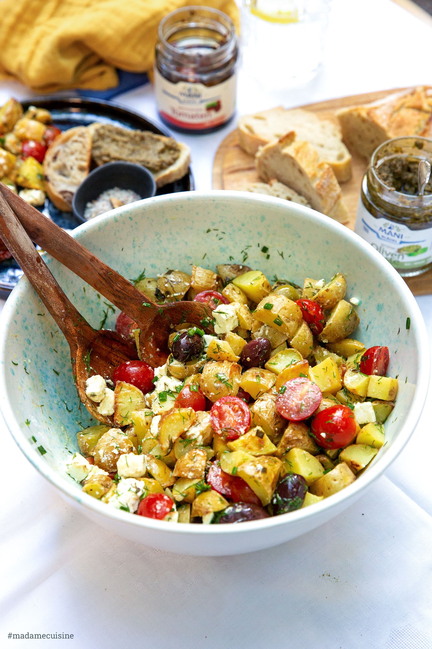Griechischer Kartoffelsalat - Madame Cuisine