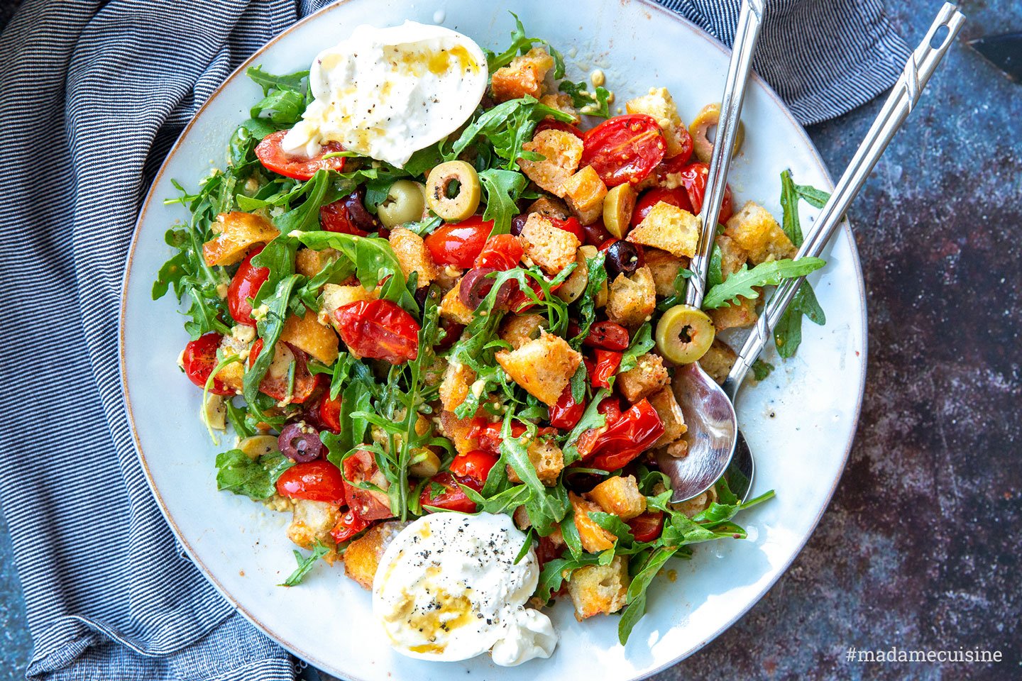 Italienischer Brotsalat (Panzanella) | Madame Cuisine Rezept