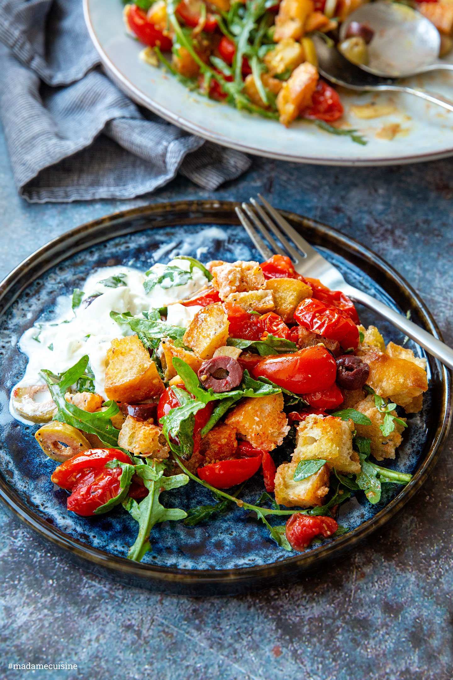 Italienischer Brotsalat (Panzanella) | Madame Cuisine Rezept