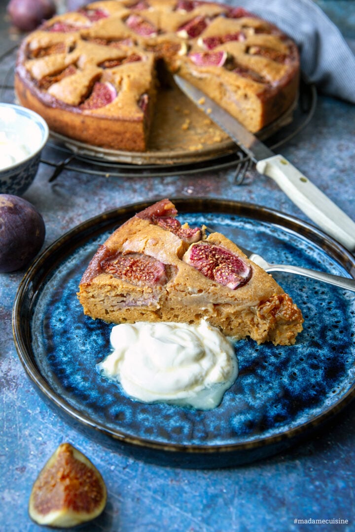Feigenkuchen mit Ricotta - Madame Cuisine