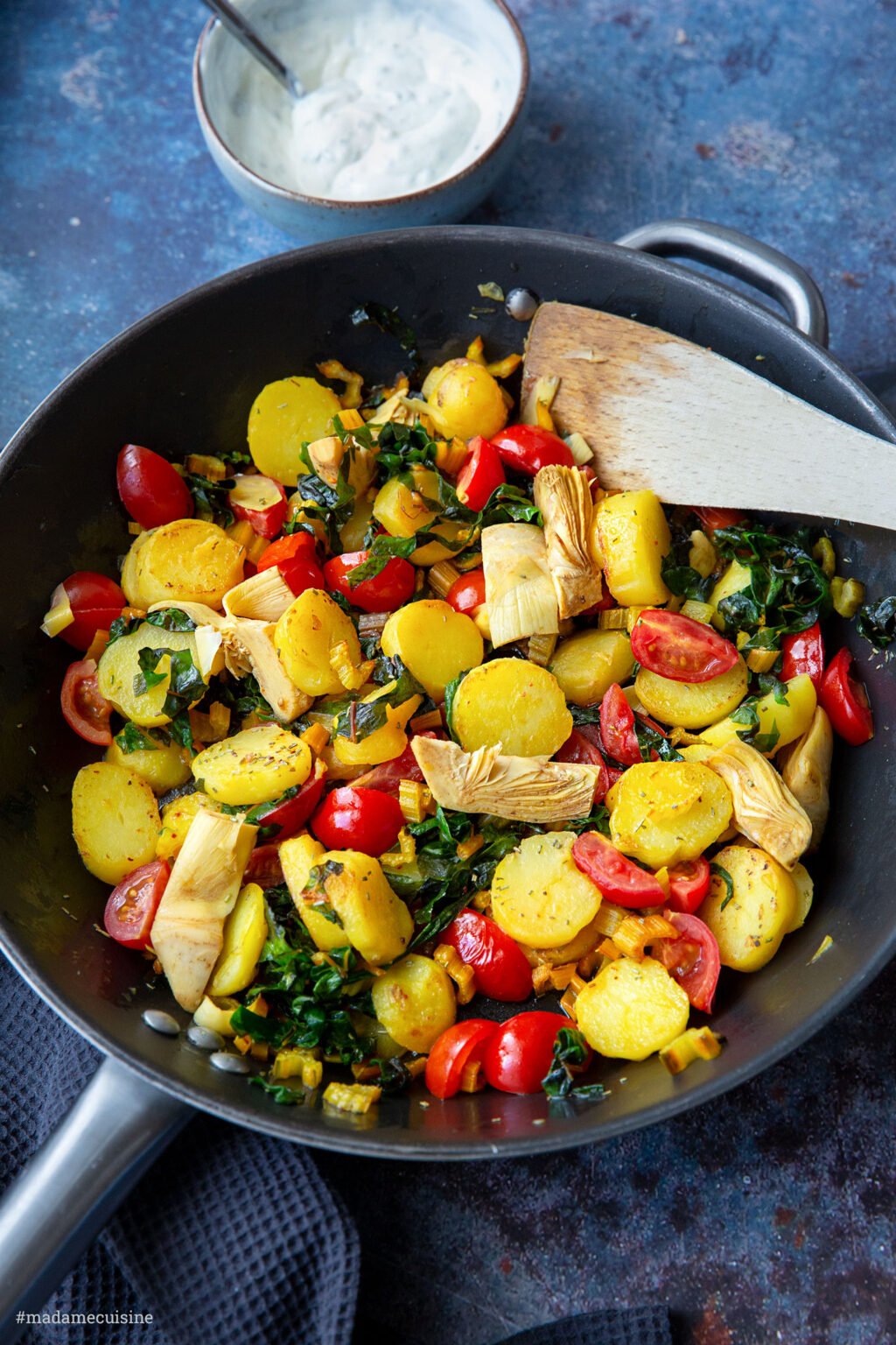 Kartoffelpfanne mit Mangold - Madame Cuisine