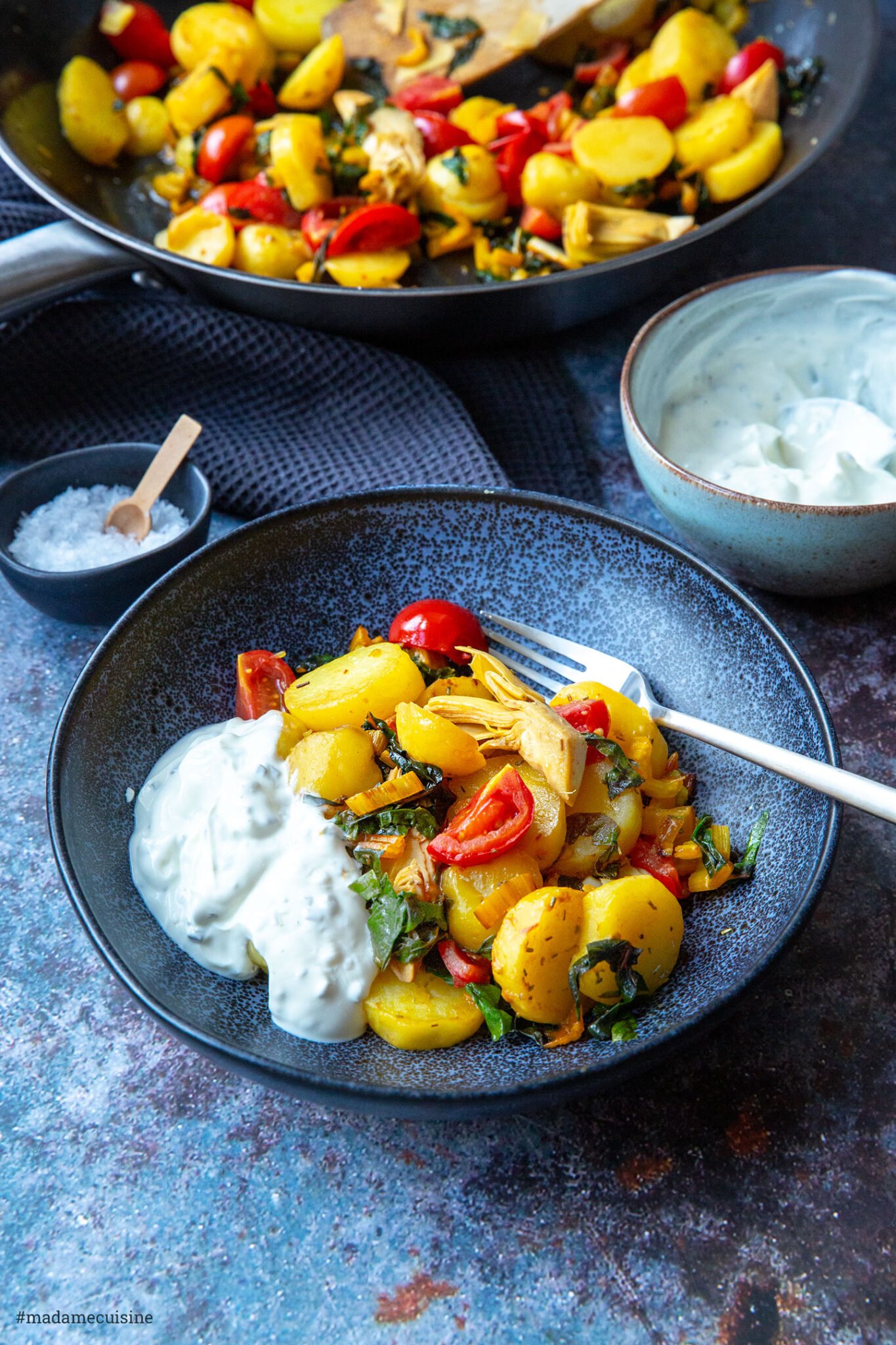 Kartoffelpfanne mit Mangold - Madame Cuisine