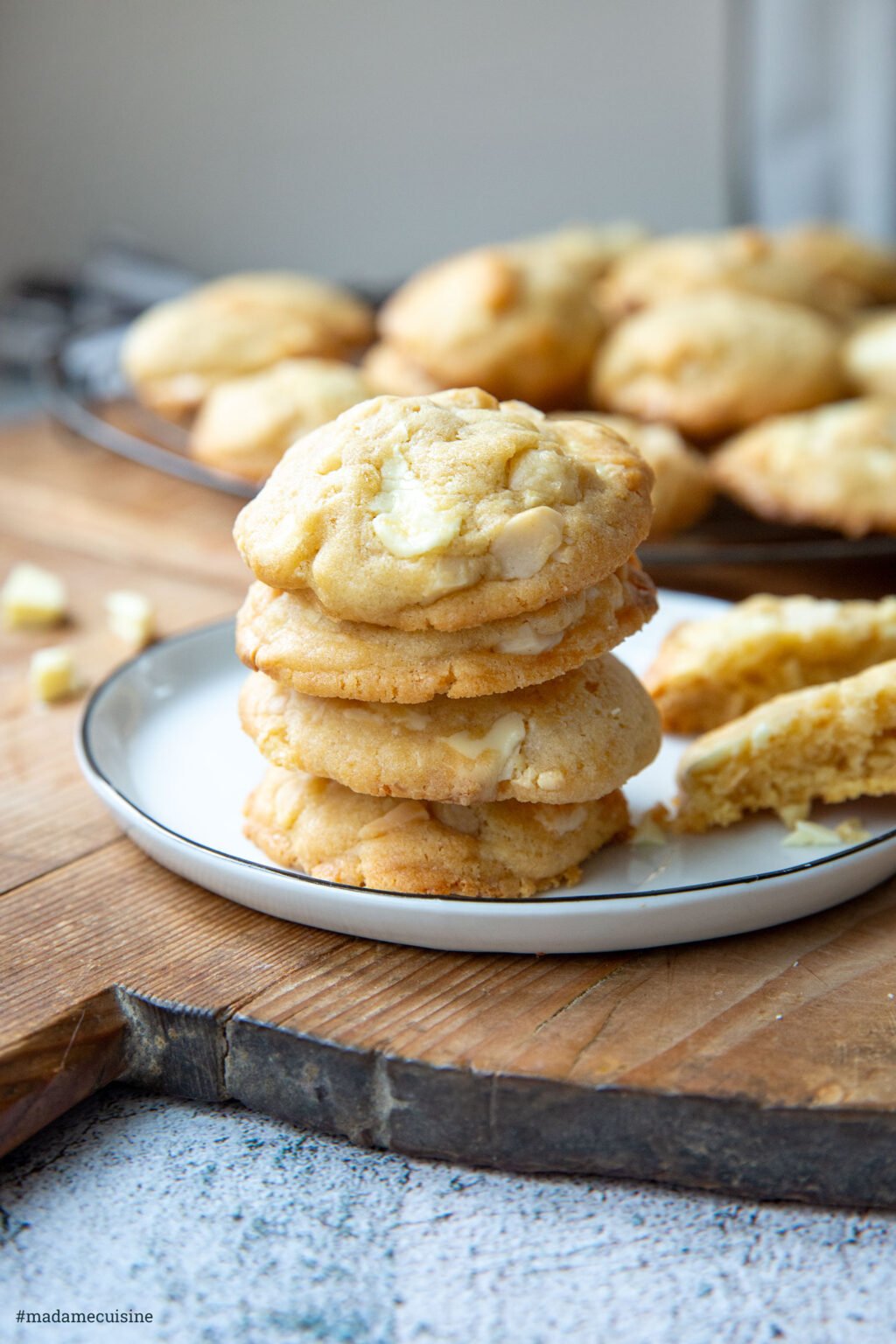 Macadamia-Cookies mit weißer Schoko - Madame Cuisine