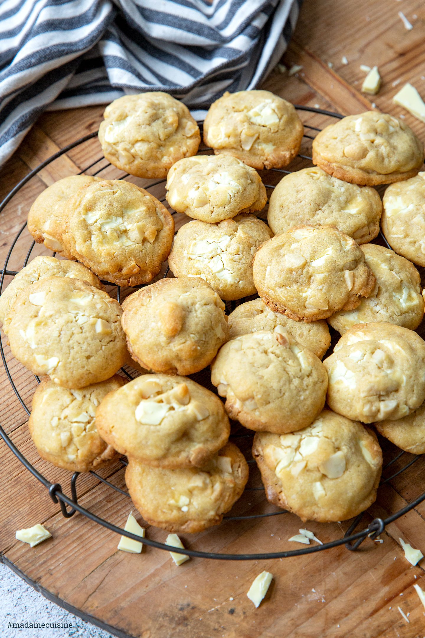 Macadamia-Cookies mit weißer Schoko - Madame Cuisine