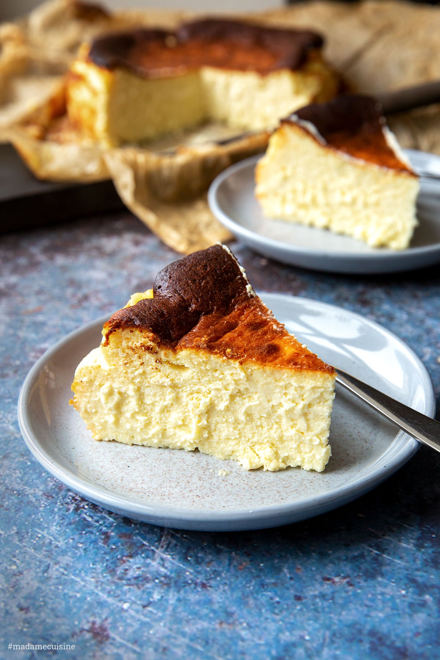 Baskischer Käsekuchen - Madame Cuisine
