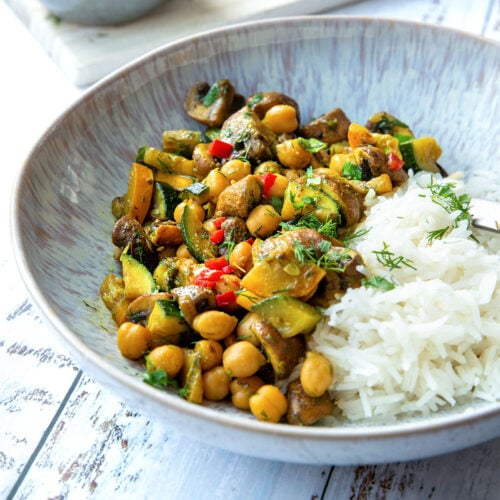 Kichererbsen-Zucchini-Pfanne - Madame Cuisine