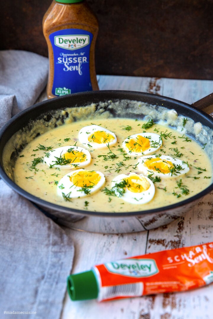 Eier in Senfsauce - Madame Cuisine