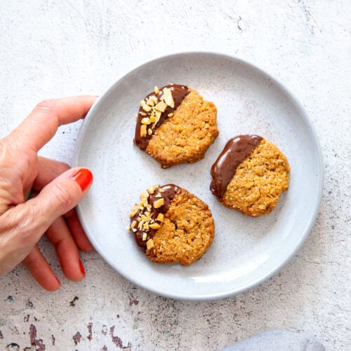 Erdnuss-Cookies mit Schoko (glutenfrei) - Madame Cuisine