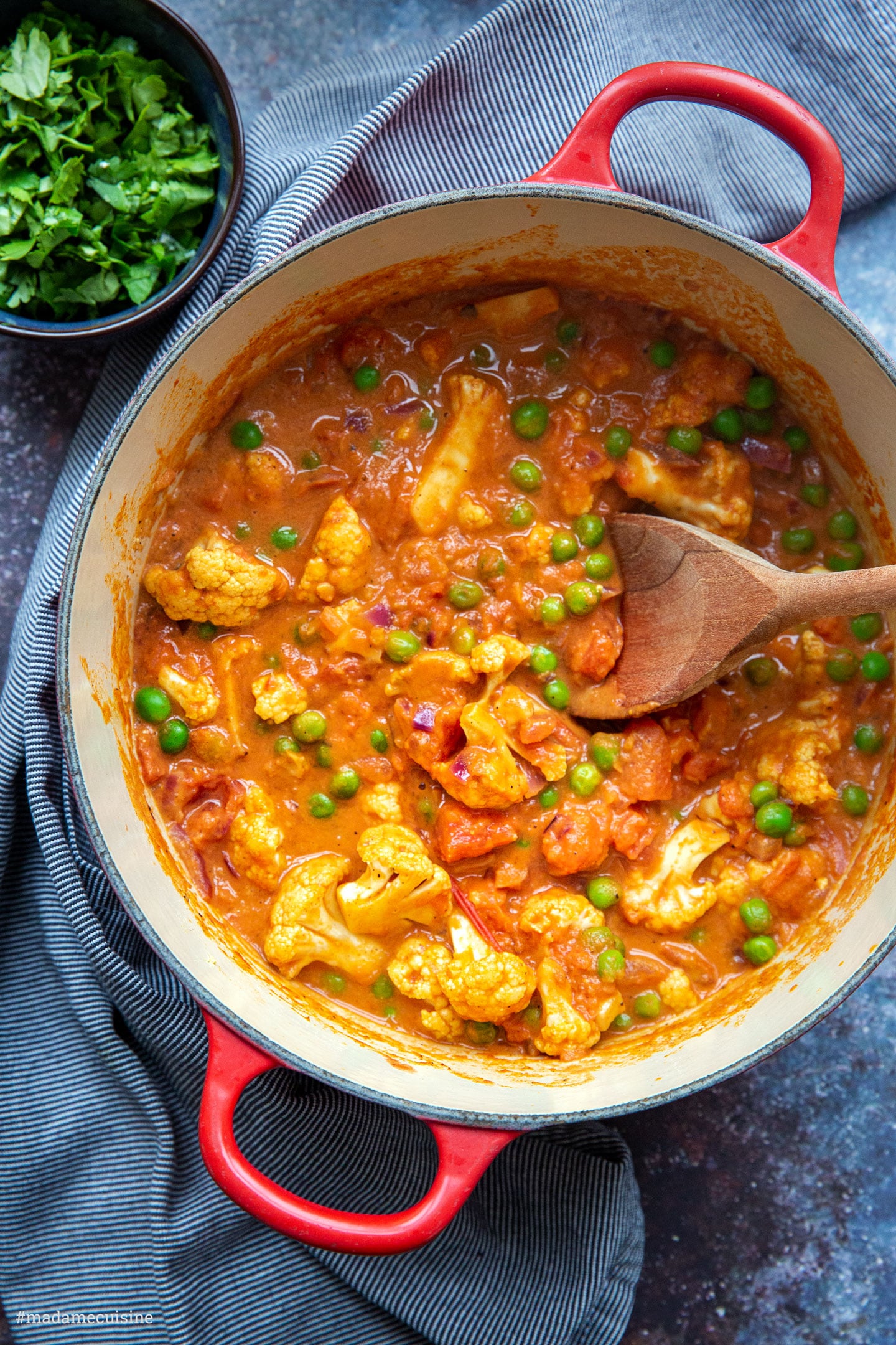 Veganes Blumenkohl-Korma | Madame Cuisine Rezept