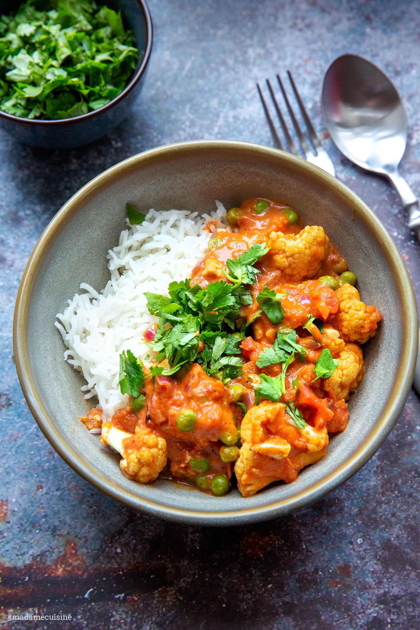 Veganes Blumenkohl-Korma | Madame Cuisine Rezept