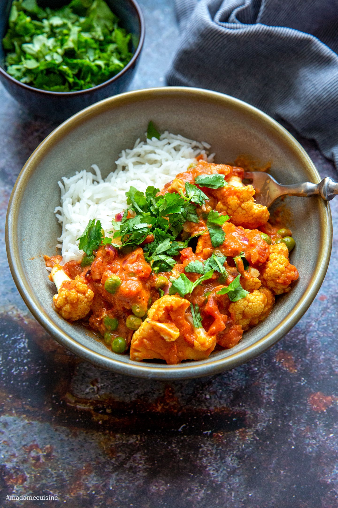 Veganes Blumenkohl-Korma | Madame Cuisine Rezept