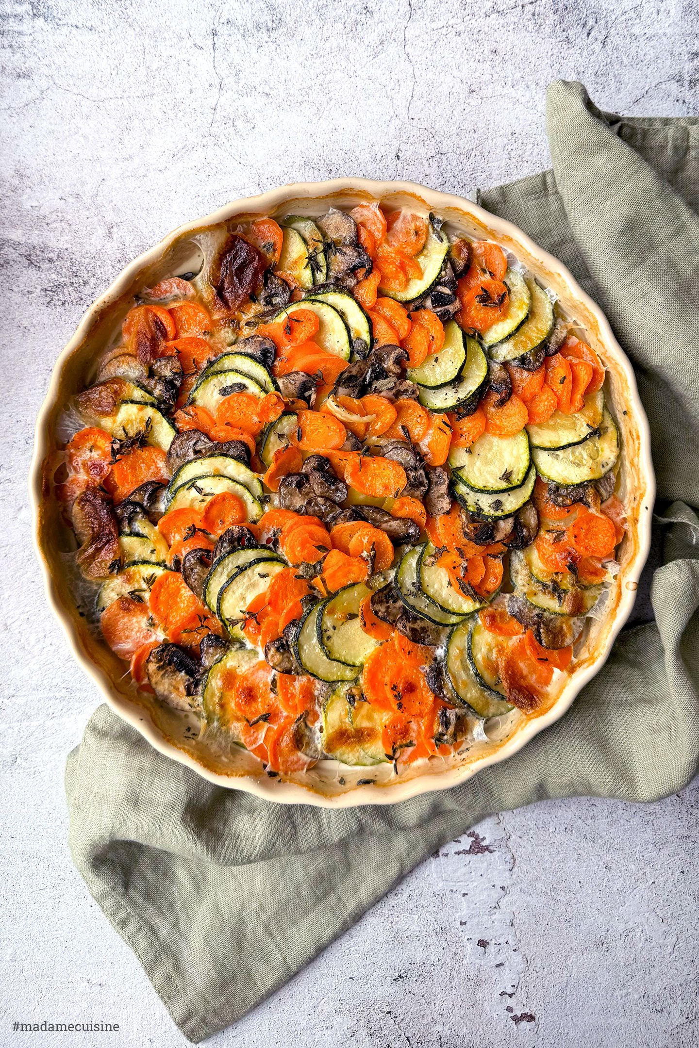 Einfaches Gemüse-Gratin | Madame Cuisine Rezept
