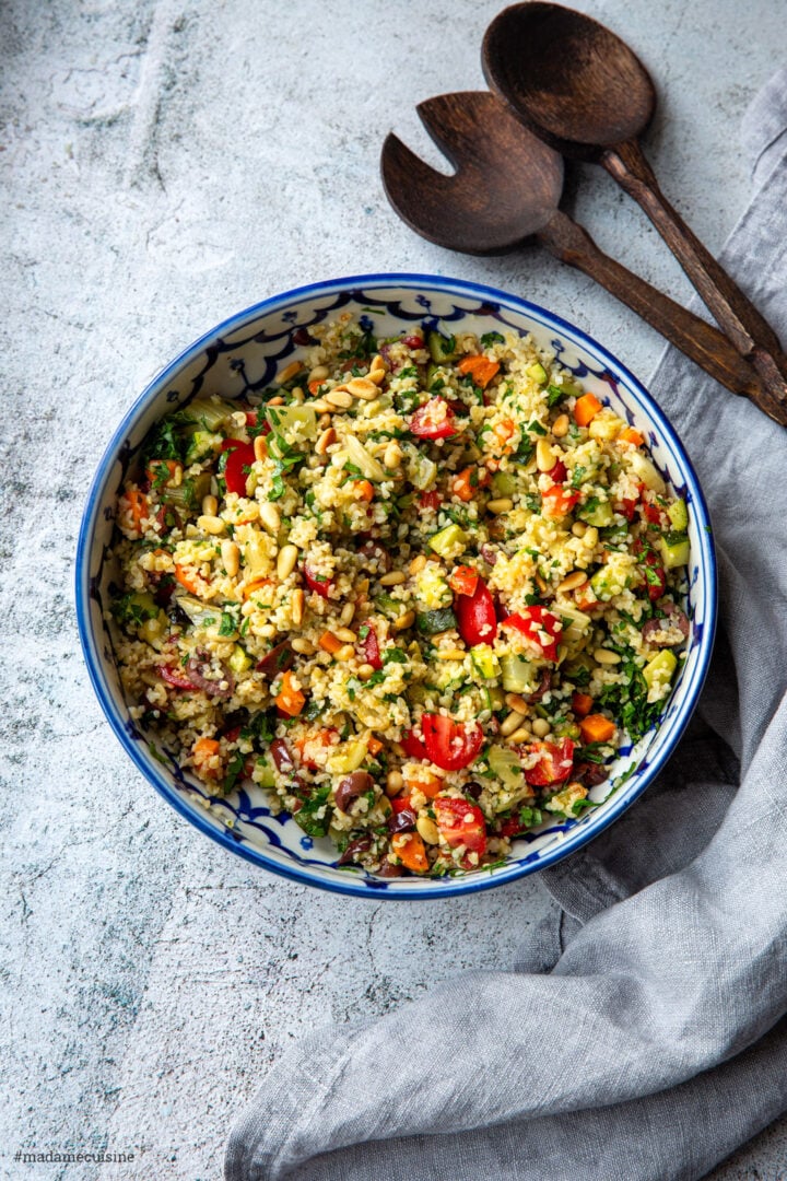Bulgursalat mit Grillgemüse - Madame Cuisine