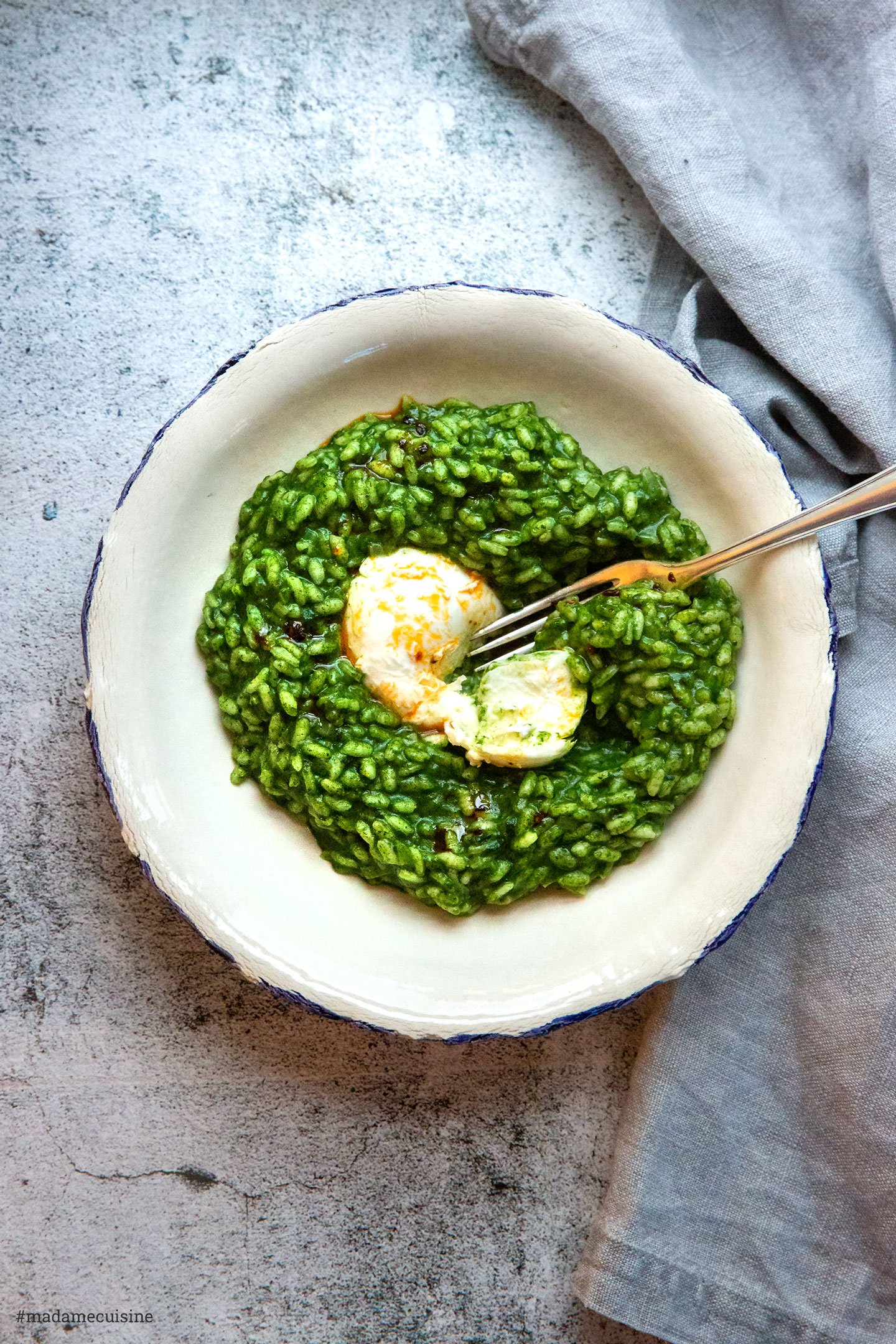 Risotto Verde - grüner Reis | Madame Cuisine Rezept