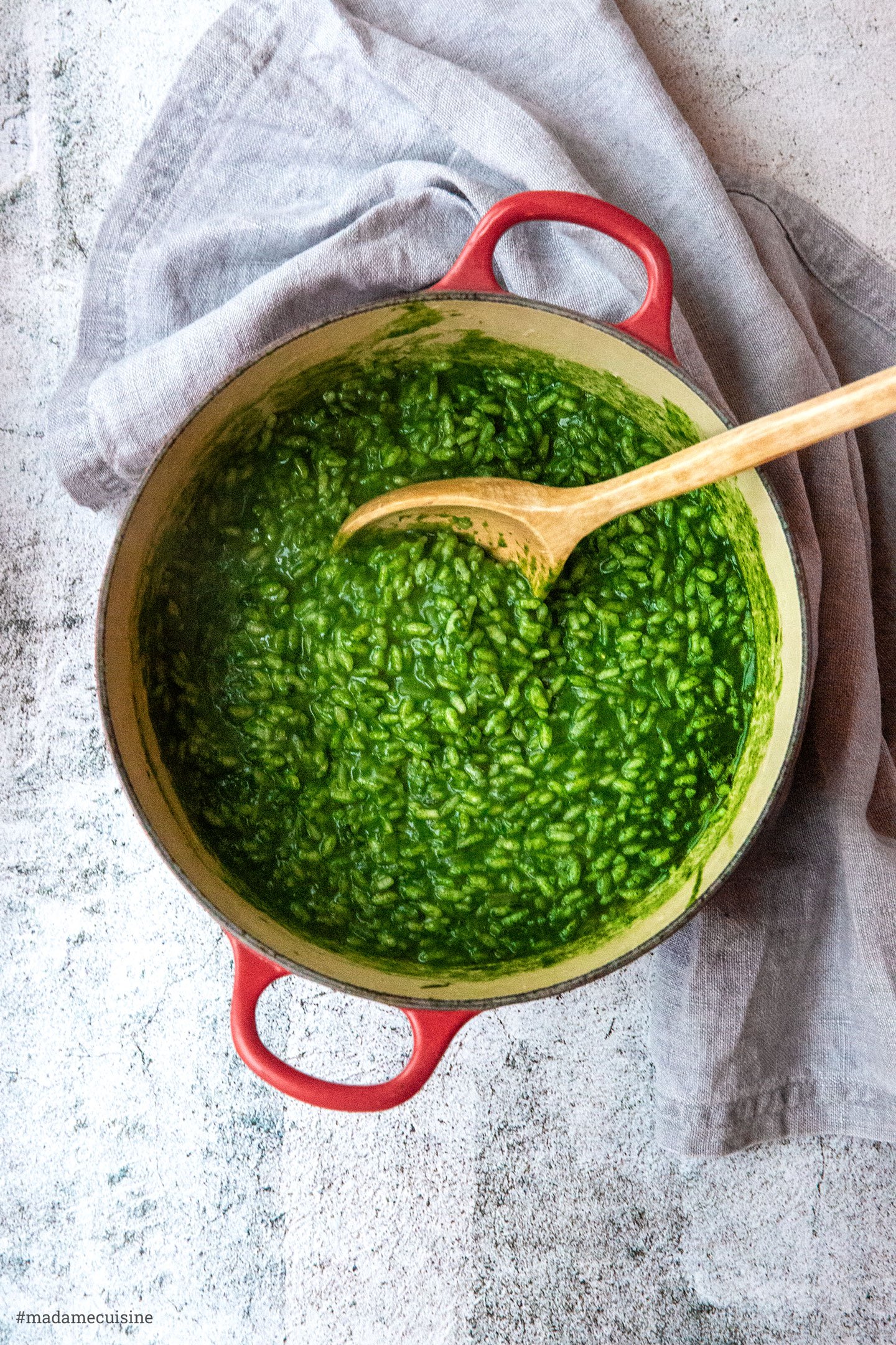Risotto Verde - grüner Reis | Madame Cuisine Rezept