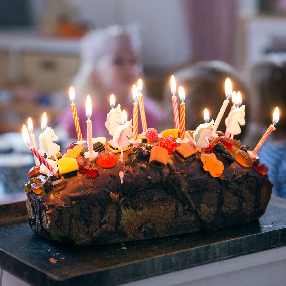 Kindergeburtstagskuchen (kunterbunter Mamorkuchen) 