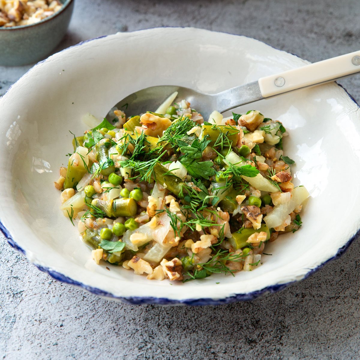 Frühlings-Risotto mit bayerischem Champagnerroggen 