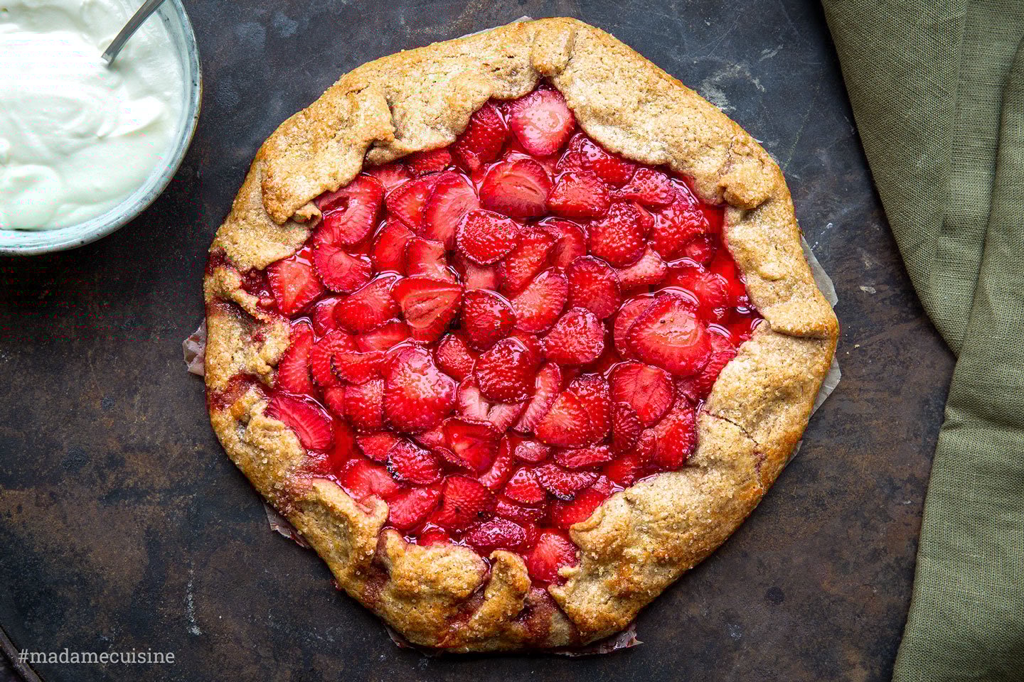 Erdbeer-Galette