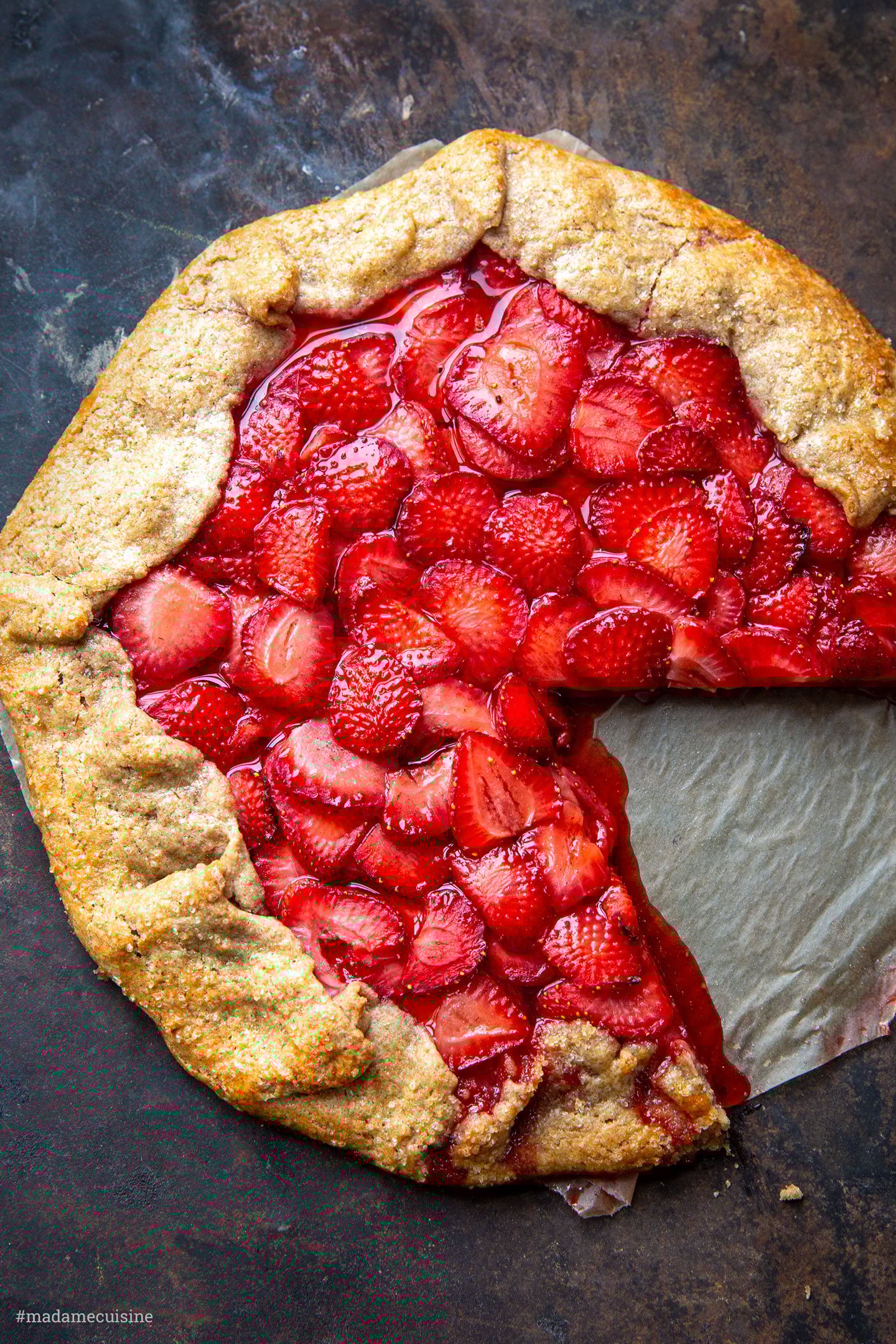 Erdbeer-Galette