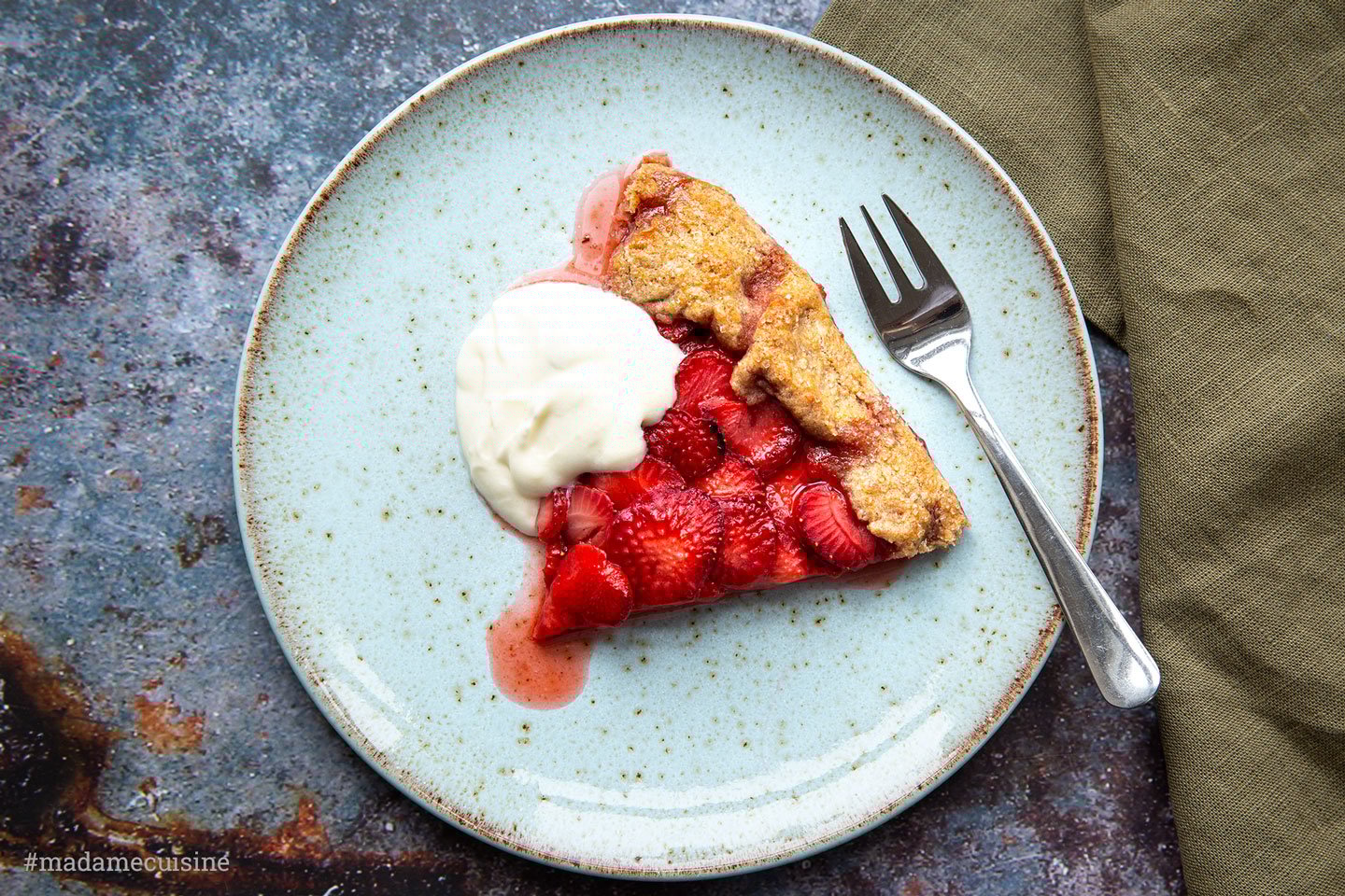 Erdbeer-Galette